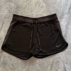 Large Black Nike Running Shorts